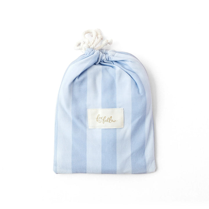 Bassinet | Fitted Sheet/Change Pad Cover | Organic - Cloud Stripe