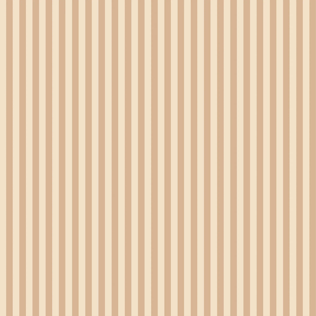 Bassinet | Fitted Sheet/Change Pad Cover | Organic - Coffee Stripe