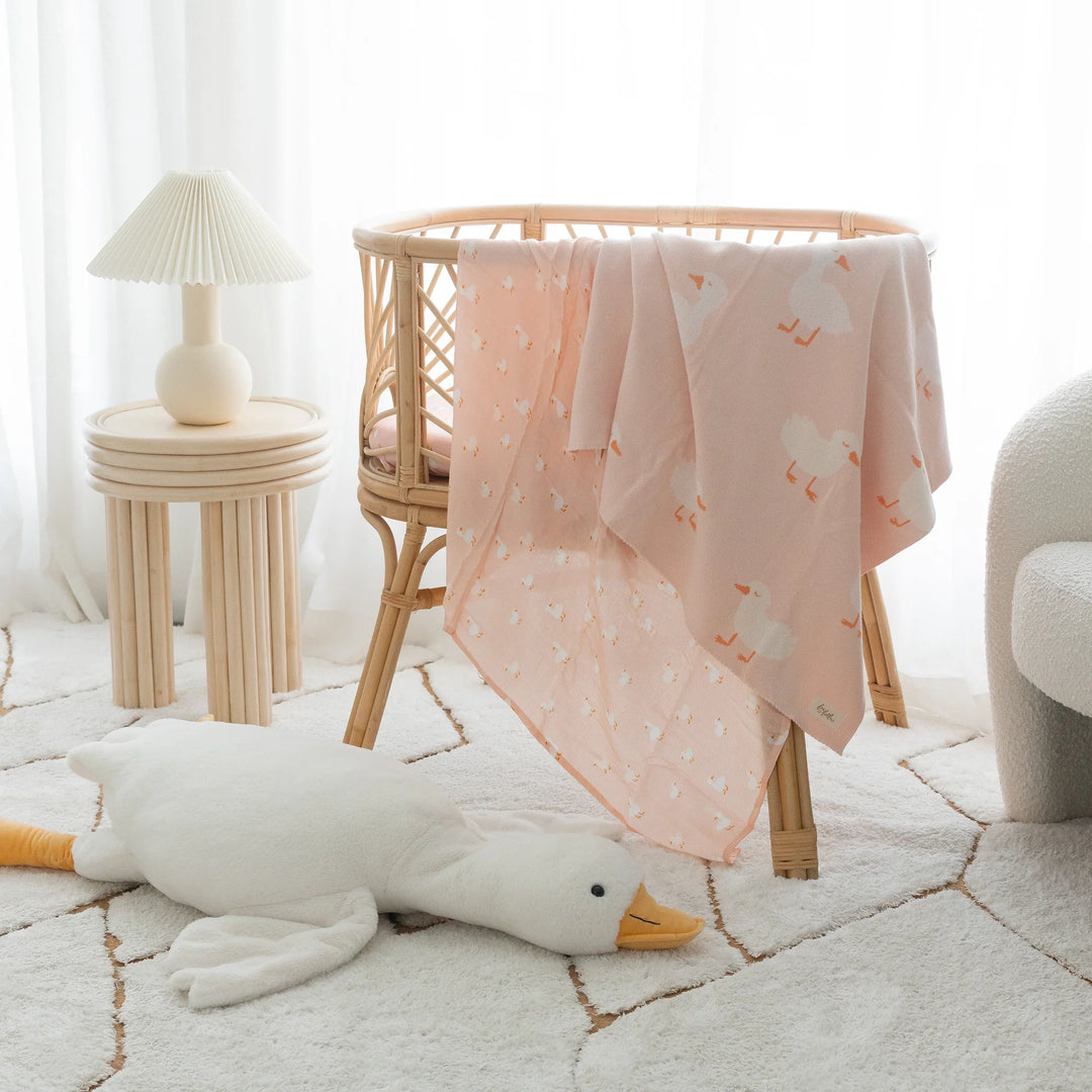 Blanket | Pink Ducks