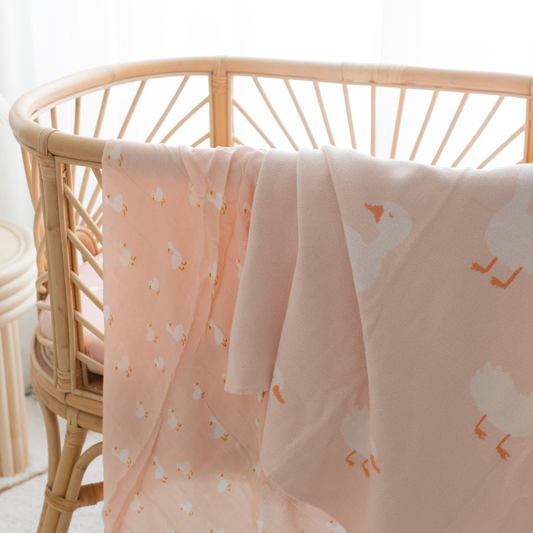 Blanket | Pink Ducks