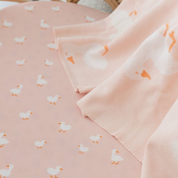 Blanket | Pink Ducks
