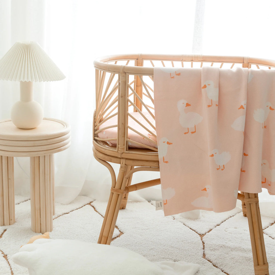 Blanket | Pink Ducks
