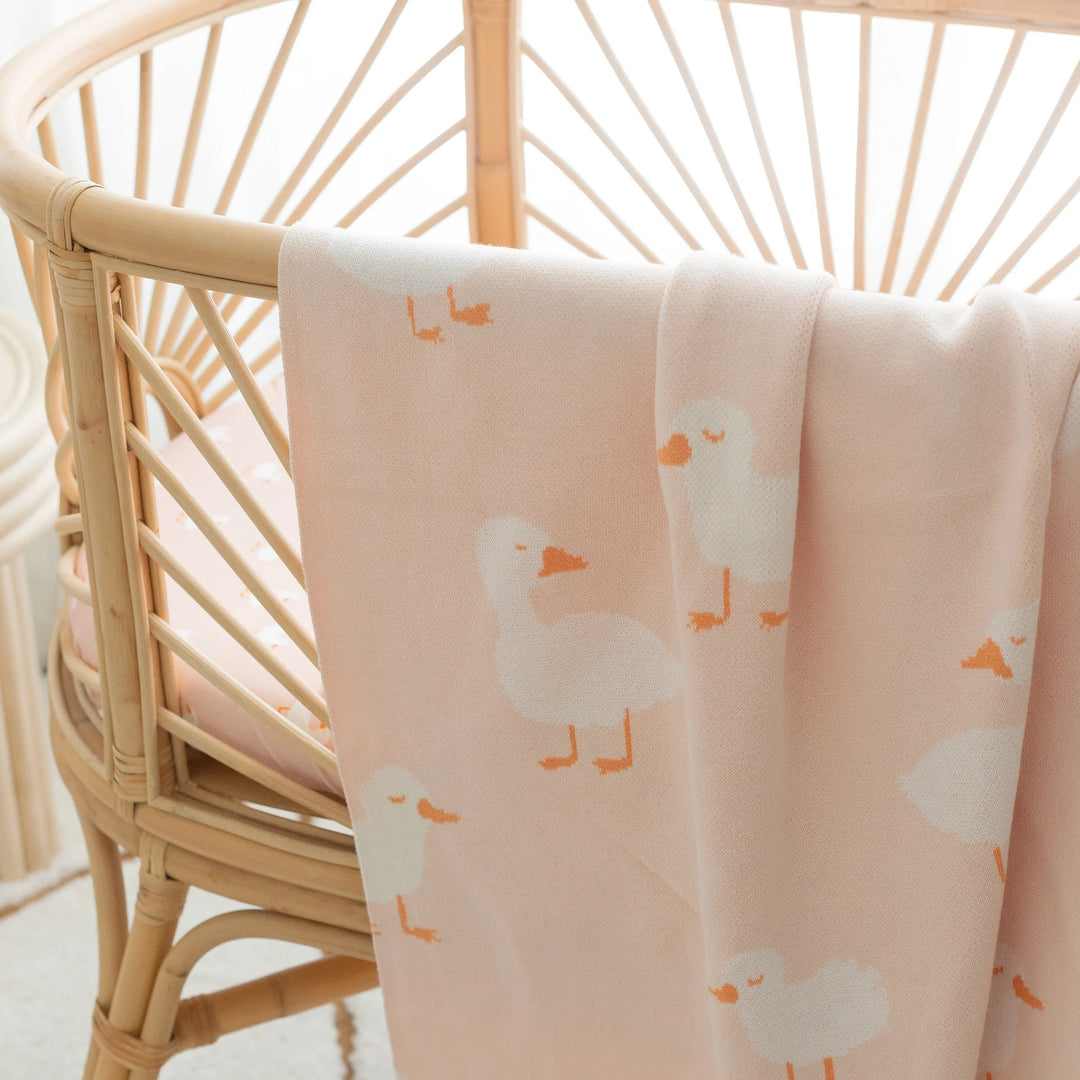 Blanket | Pink Ducks