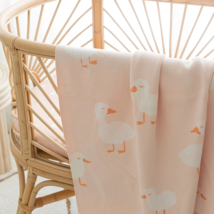 Blanket | Pink Ducks