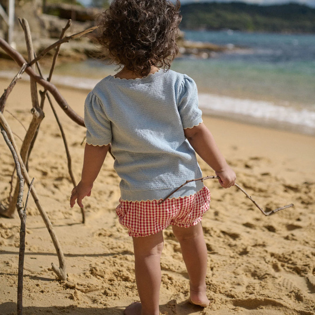 Betty Shorts | Red Gingham