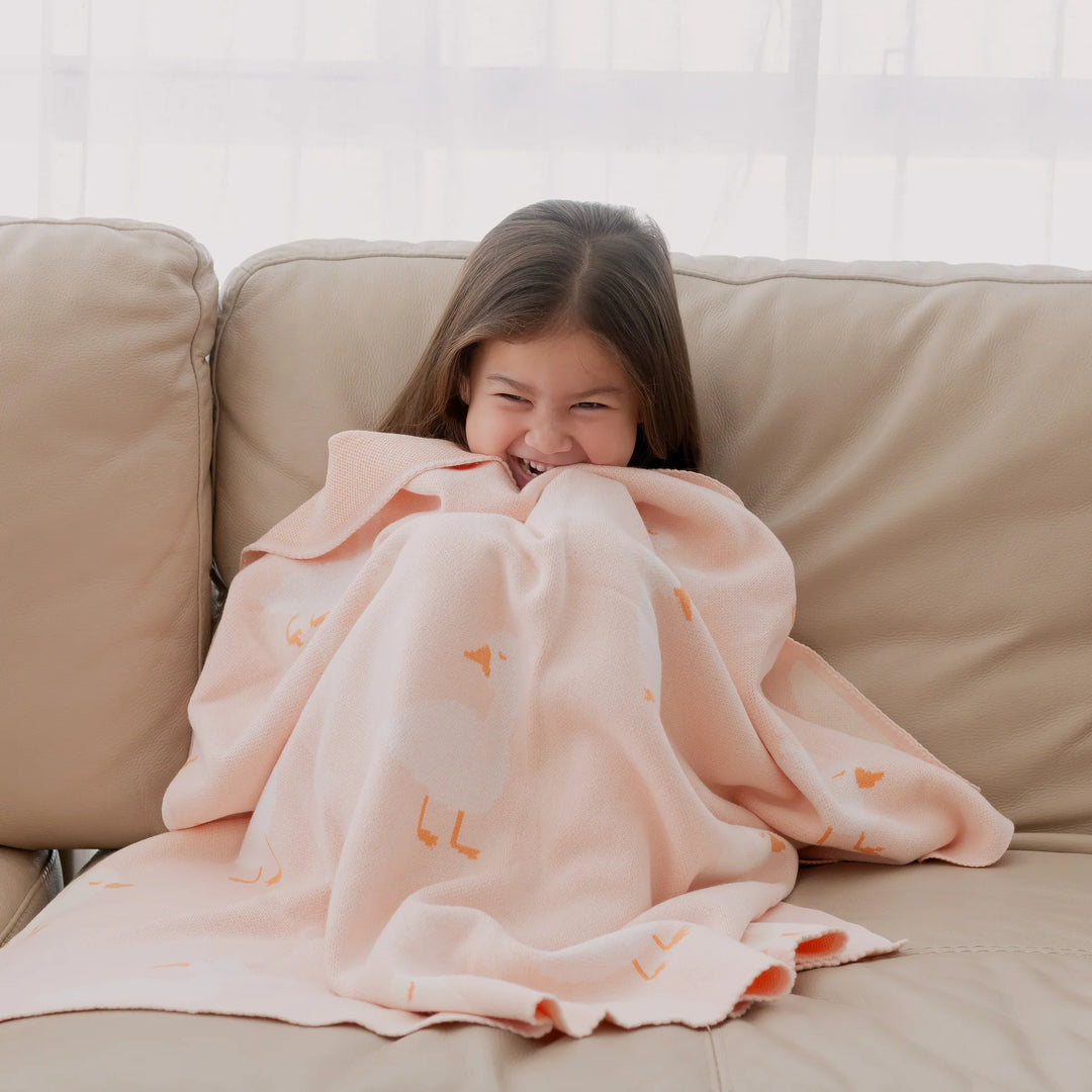 Blanket | Pink Ducks