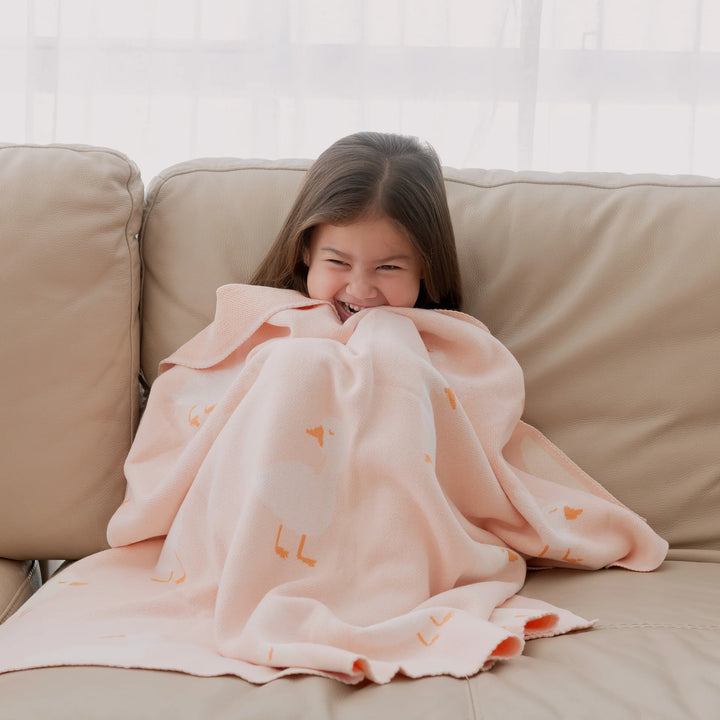 Blanket | Pink Ducks