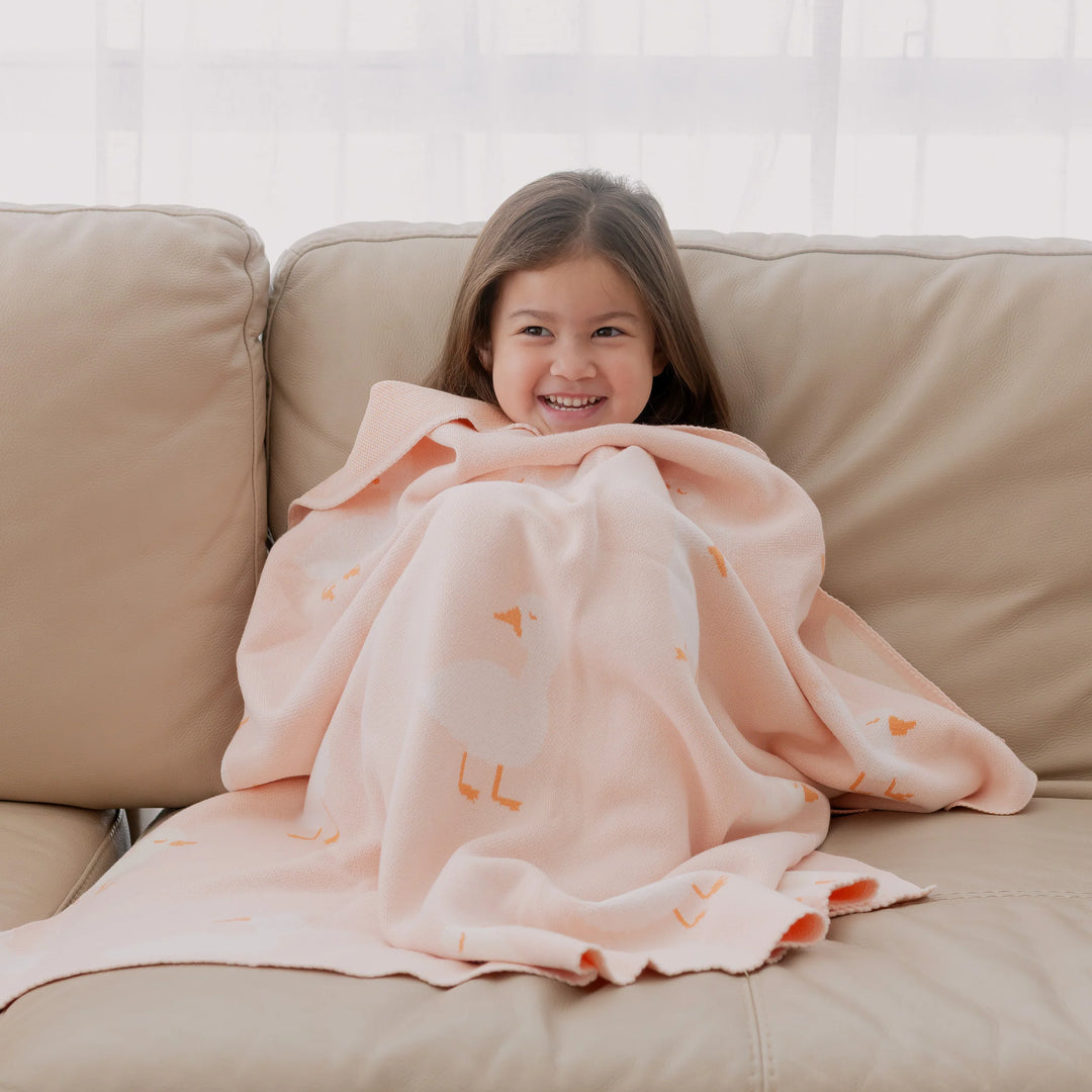Blanket | Pink Ducks