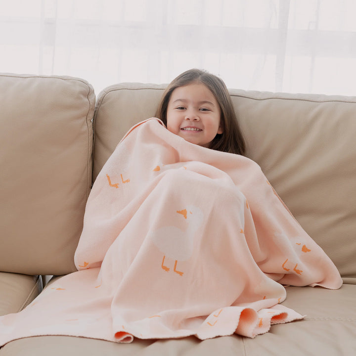 Blanket | Pink Ducks