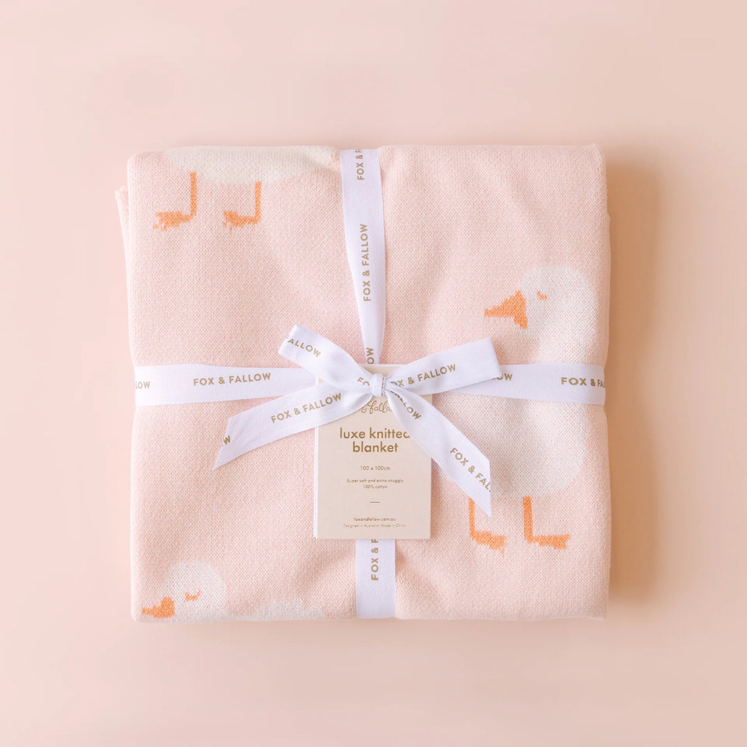 Blanket | Pink Ducks