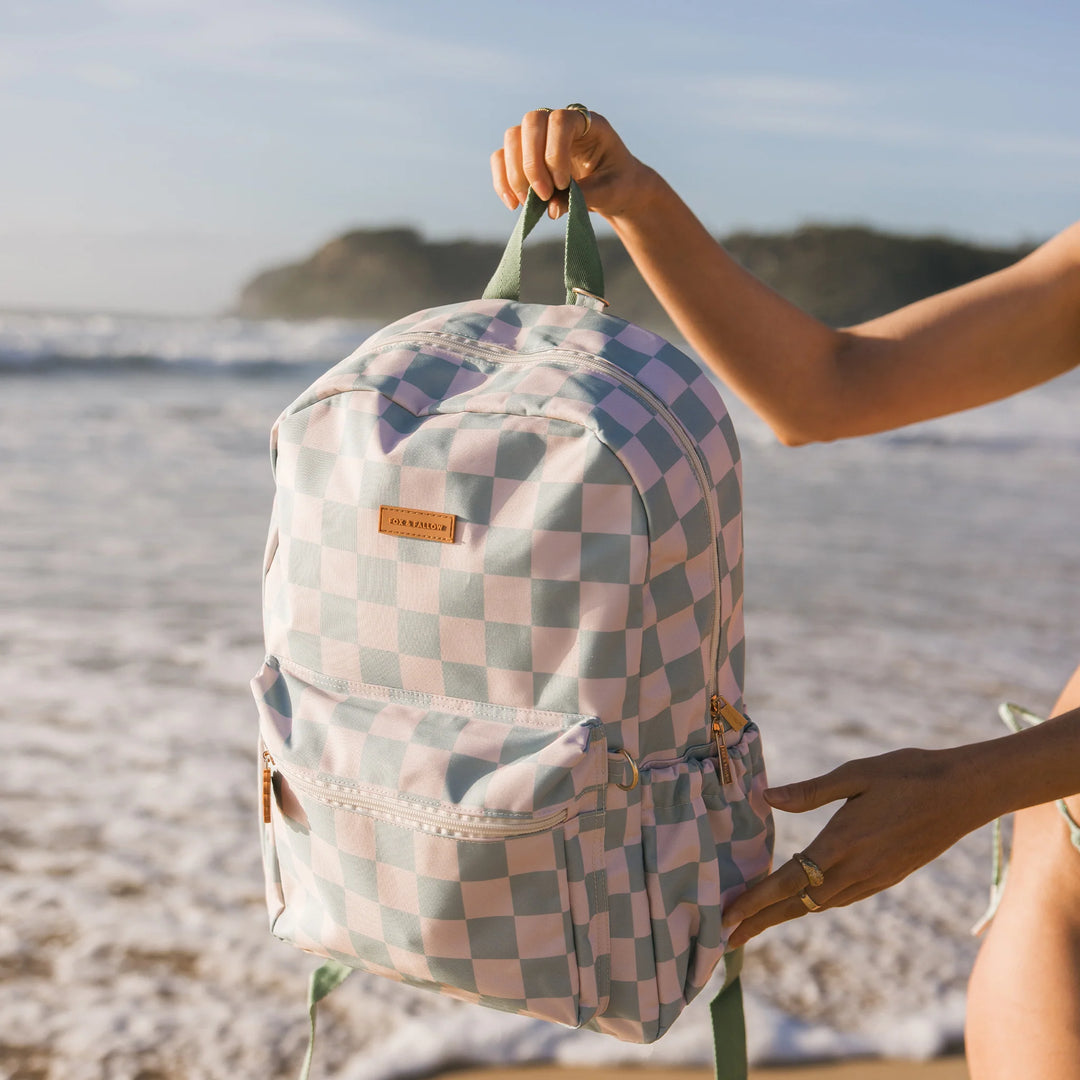 Backpack | Sage Check