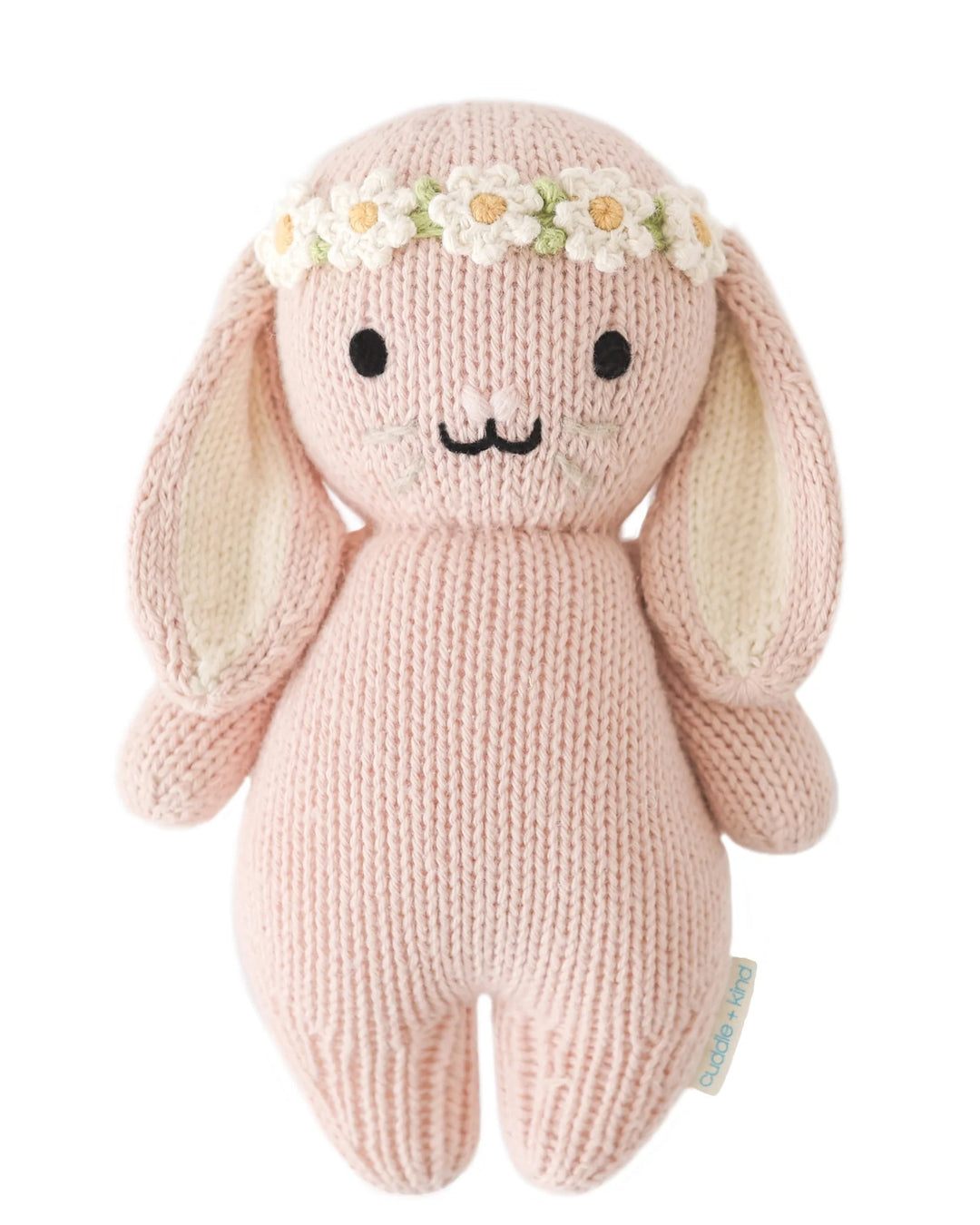 Plush | Baby Bunny (rose with ivory floral)