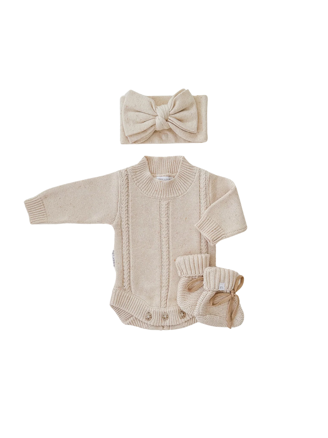 Romper | Heirloom - Biscotti Fleck
