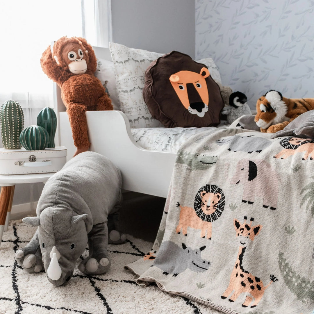 Blanket | Knit - Jungle Safari