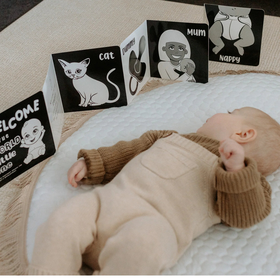Black and White Baby Book | Welcome To The World Little One