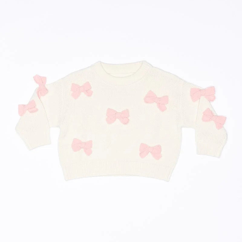 Bow Knit jumper - Cream