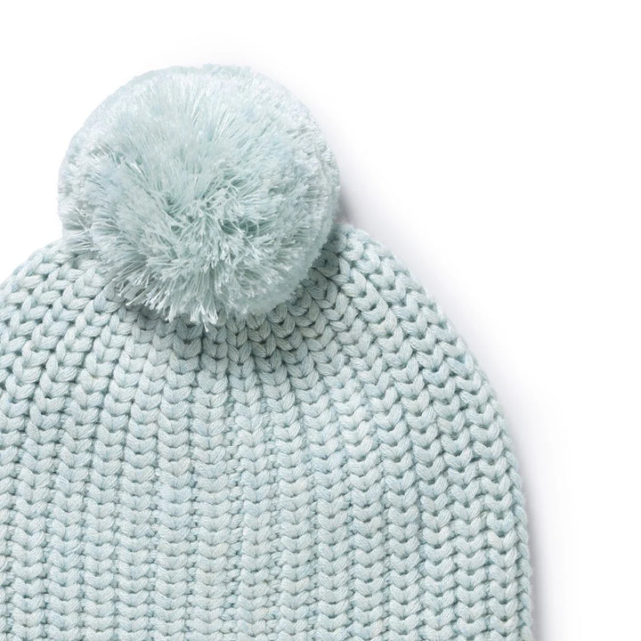 Beanie | Organic Knitted - Cloud Blue