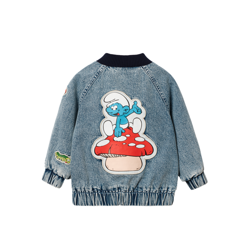 The Smurfs Badge Bomber Jacket