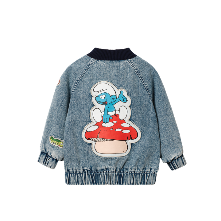 The Smurfs Badge Bomber Jacket
