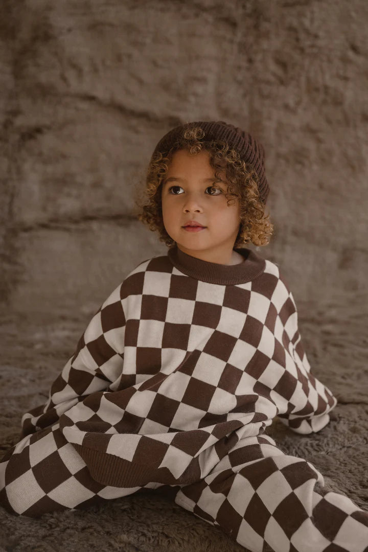 Pants | Knit - Chocolate
