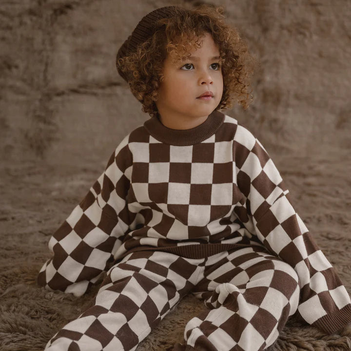 Pants | Knit - Chocolate