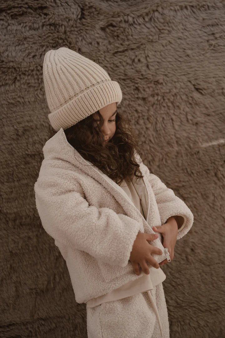 Jacket | Reversible Teddy - Beige