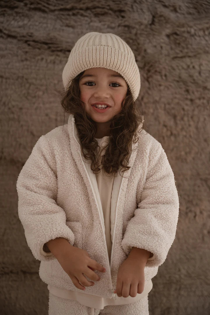 Jacket | Reversible Teddy - Beige