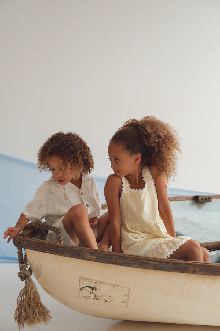 Linen Shirt | Sailboat