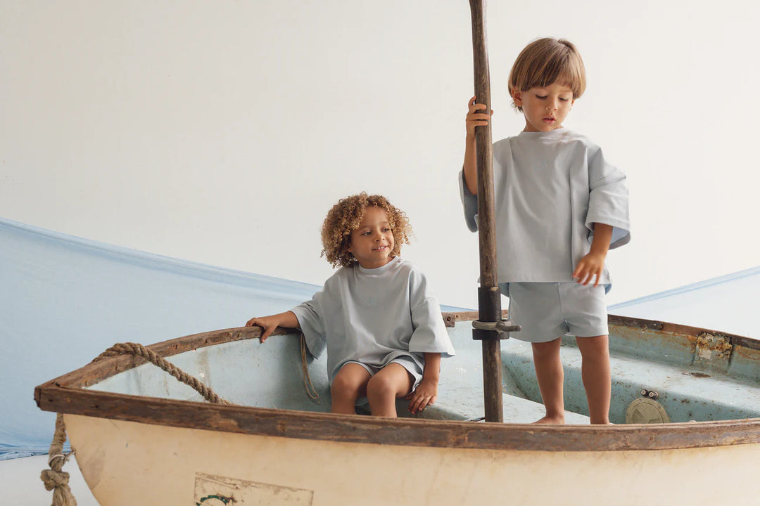 T-shirt & Shorts Set | Ocean Blue