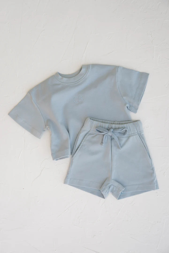 T-shirt & Shorts Set | Ocean Blue
