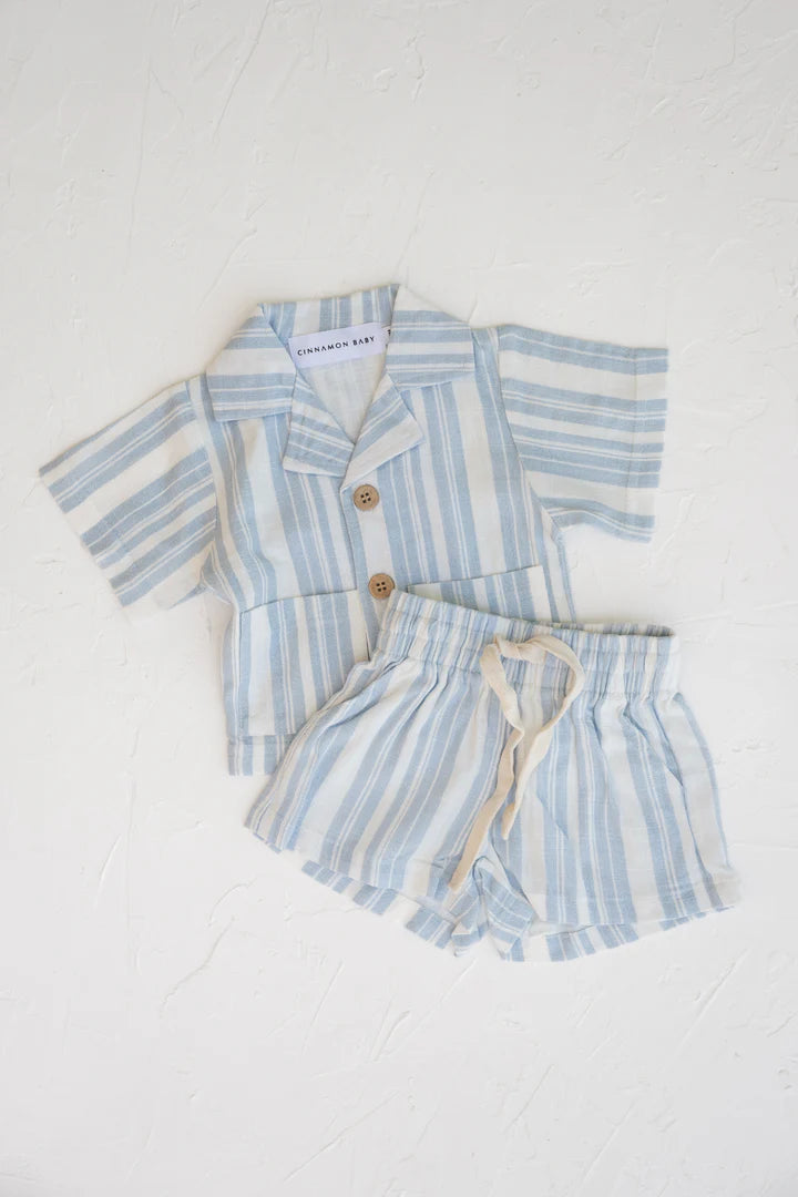 Linen Shirt | Blue Summer