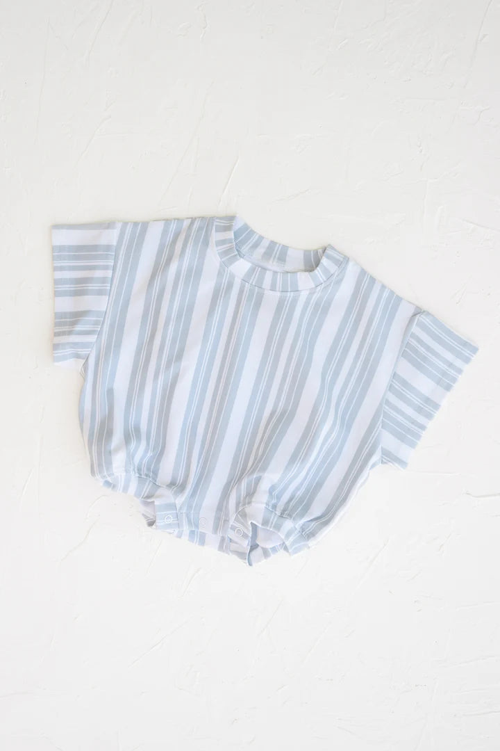 T-shirt Romper | Blue Summer