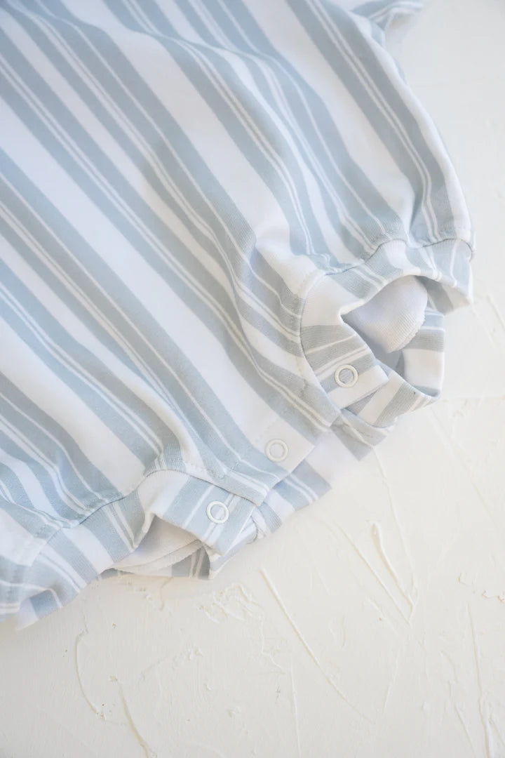 T-shirt Romper | Blue Summer