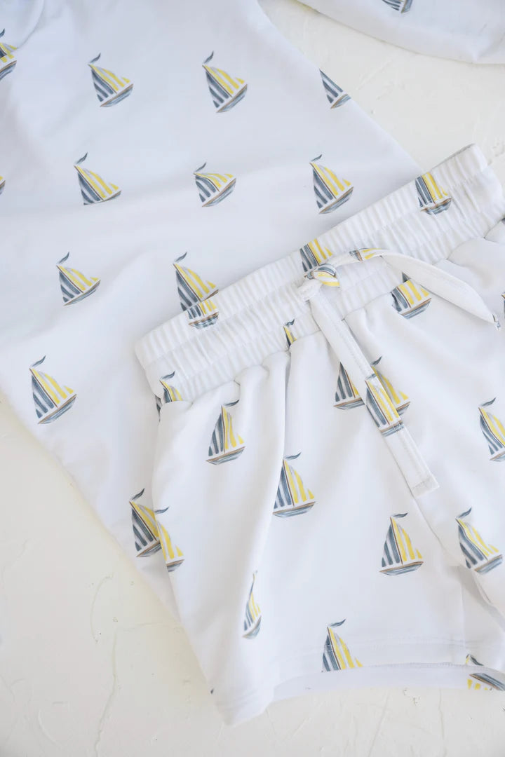 Swim Trunks | Sailboat