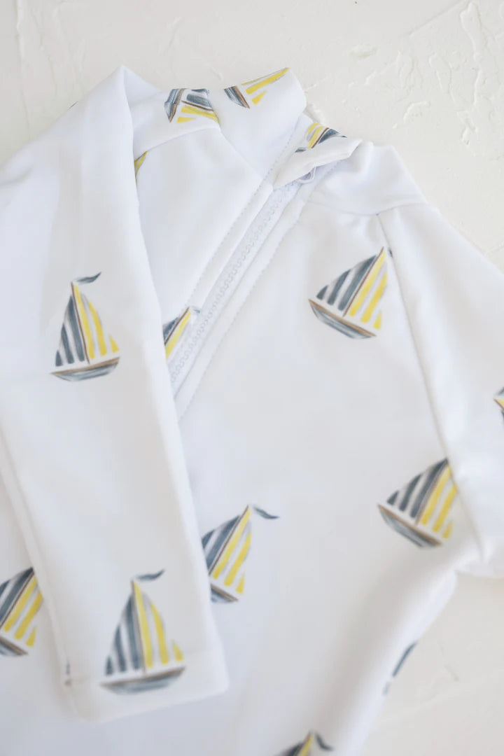 Rashie Romper | Sailboat