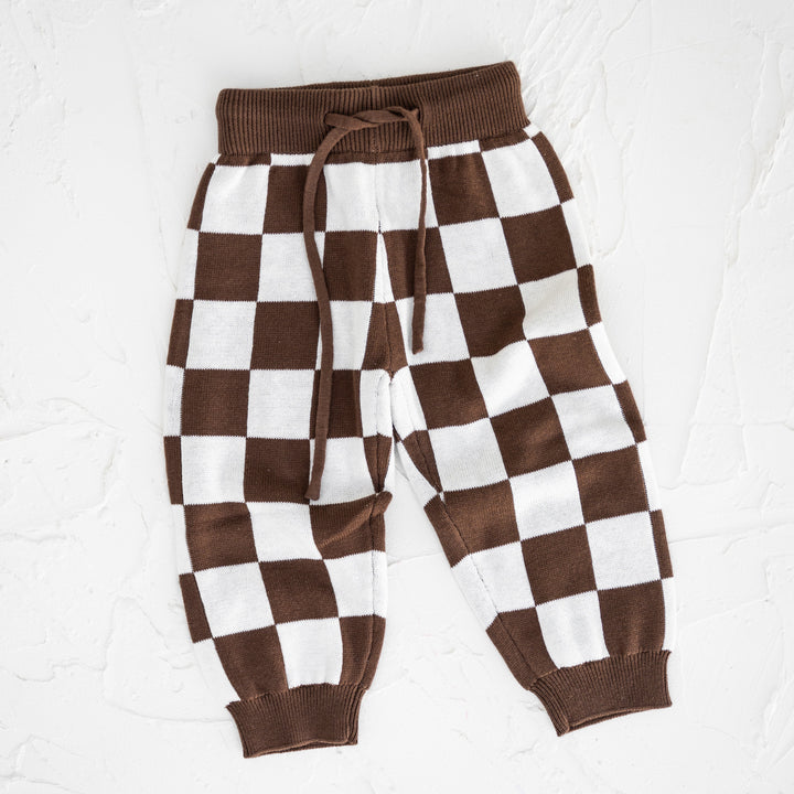 Pants | Knit - Chocolate