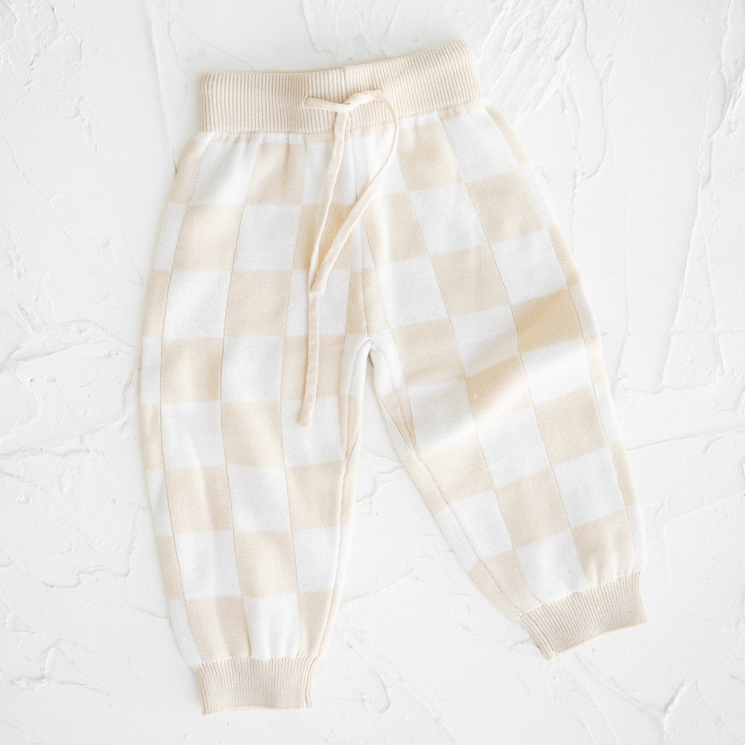 Pants | Knit - Cream 