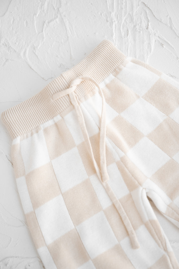 Pants | Knit - Cream 