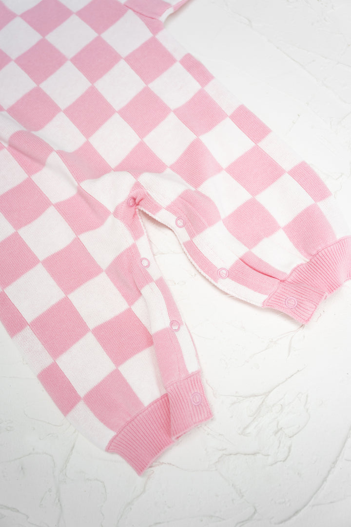 Lounge Suit | Knitted - Baby Pink