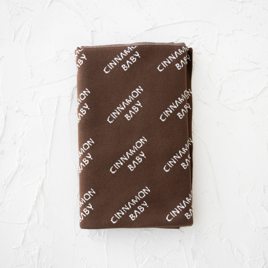 Blanket | Logo - Dark Chocolate