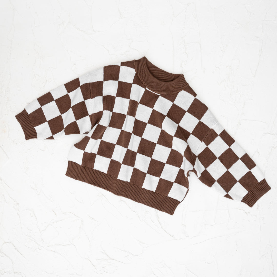 Jumper | Knitted - Chocolate 