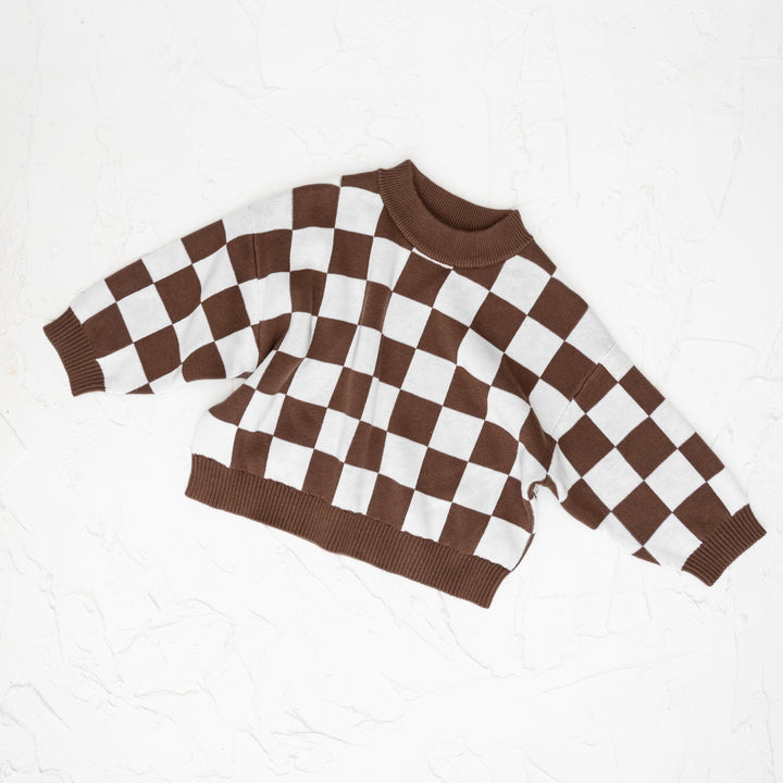 Jumper | Knitted - Chocolate 
