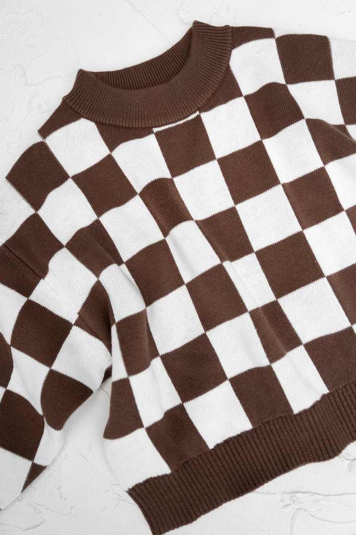 Jumper | Knitted - Chocolate 