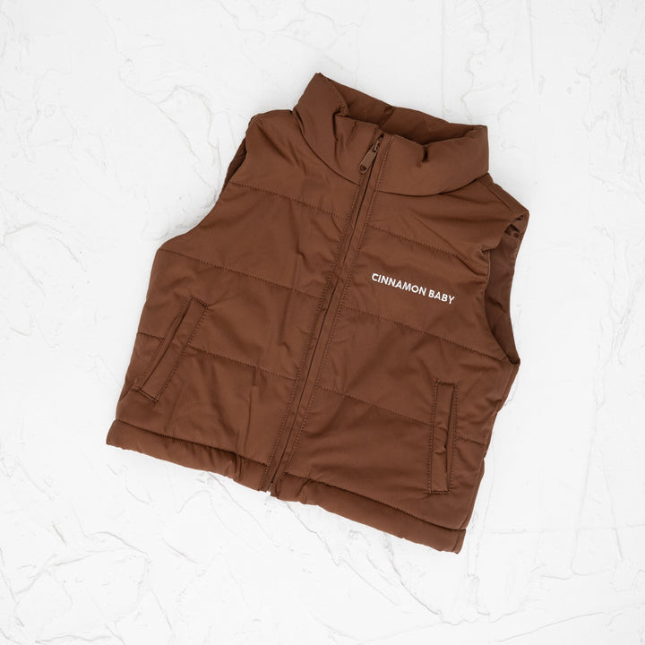 Vest | Puffer - Chocolate