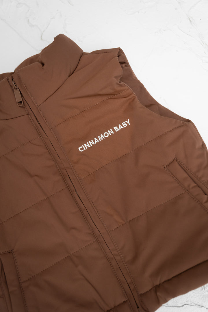 Vest | Puffer - Chocolate