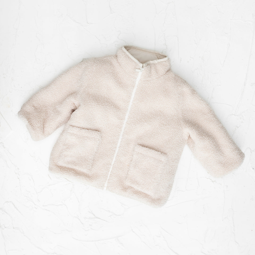Jacket | Reversible Teddy - Beige