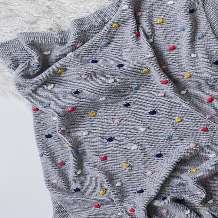 Blanket | Knit - Confetti Grey