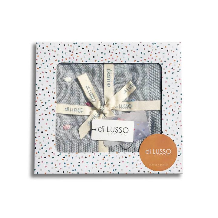 Blanket | Knit - Confetti Grey
