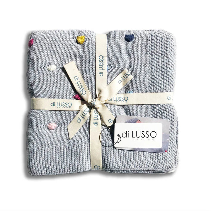 Blanket | Knit - Confetti Grey