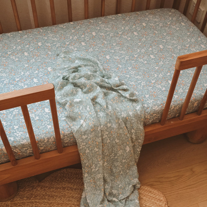 Swaddle | Organic - Forest Friends Sage